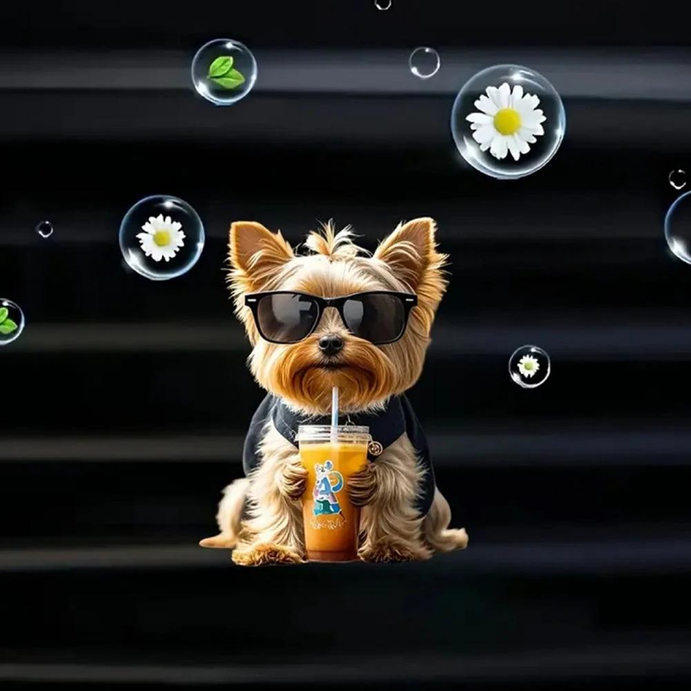 Cartoon Car Air Freshener Diffuser 2D Cat Dog Outlet Vent Perfume Clips Air Outlet Aroma Diffuser Ventilation Car Decoration