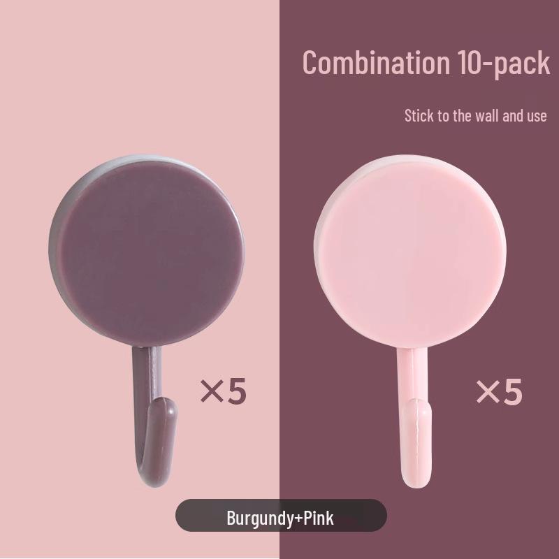 

Creative Adhesive Wall Hooks: Strong, No-Trace, No-Drill Hangers for Kitchen, Bathroom, and Behind Doors.