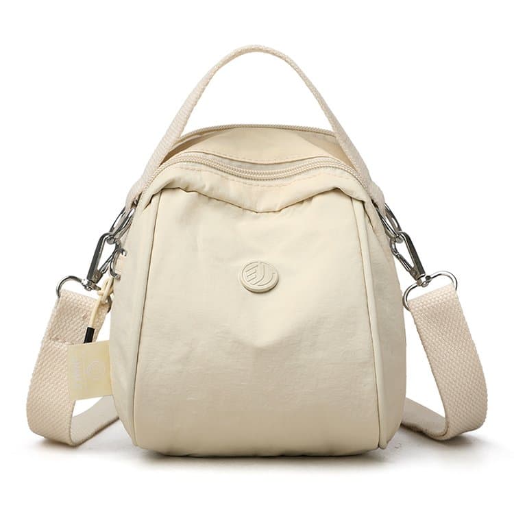 

Nylon Multi-pocket Messenger Bag Women s Shoulder Bag бежевий