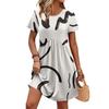 Dresses For Women Short Sleeve O Neck Casual Dresses Waist Maternity Dress With Pockets