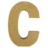 Papier-mâché Letter C FSC Recycled, 15x10.5x3cm