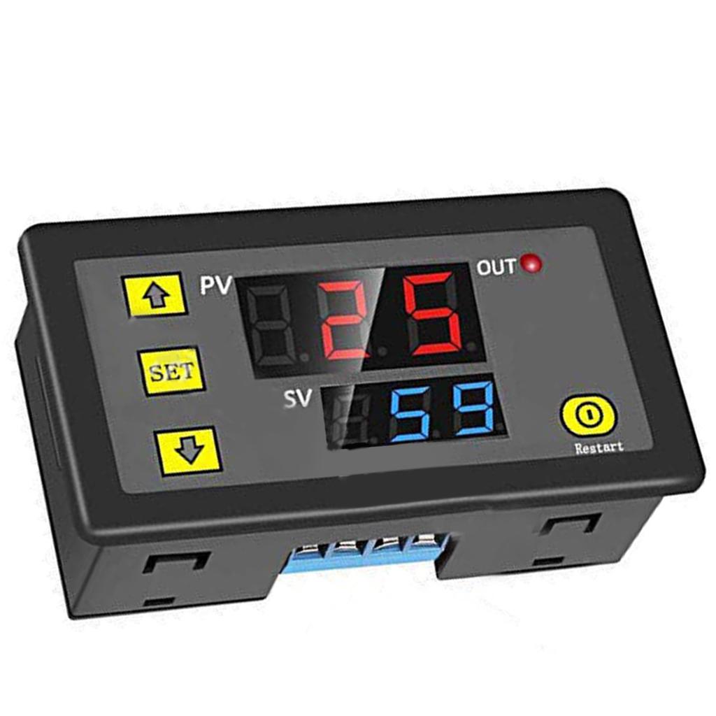 Modul Releu Temporizare Ciclul Întârziere Comutator Afișaj Digital Tester Tensiune 110?220V pentru Control