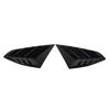 2PCS Rear Side Window Louvers Racing     Vent Scoop Shades Cover Blinds for 4 Series  6 Gran   2020 to 2024
