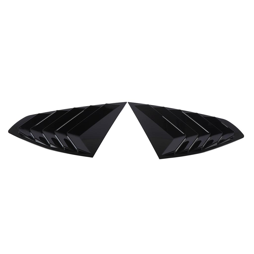 2PCS Rear Side Window Louvers Racing     Vent Scoop Shades Cover Blinds for 4 Series  6 Gran   2020 to 2024