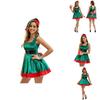 Elf Costume Dress With Cotton Polyester Fabric For Christmas Party And Stage Performances
