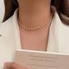 Shijia Pearl Necklace Women's Niche Light Luxury Design High-end Temperament Collarbone Chain Neck Chain Sweater Chain Bead Chain