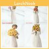 Beautiful Intimate Decoration Imitation Wood Resin Crafts Lovers' Ornaments