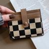2025 New Small Card Bag Female Exquisite High-end Small Driver's License Card Multi-functional Canvas Ultra-thin Card Holder