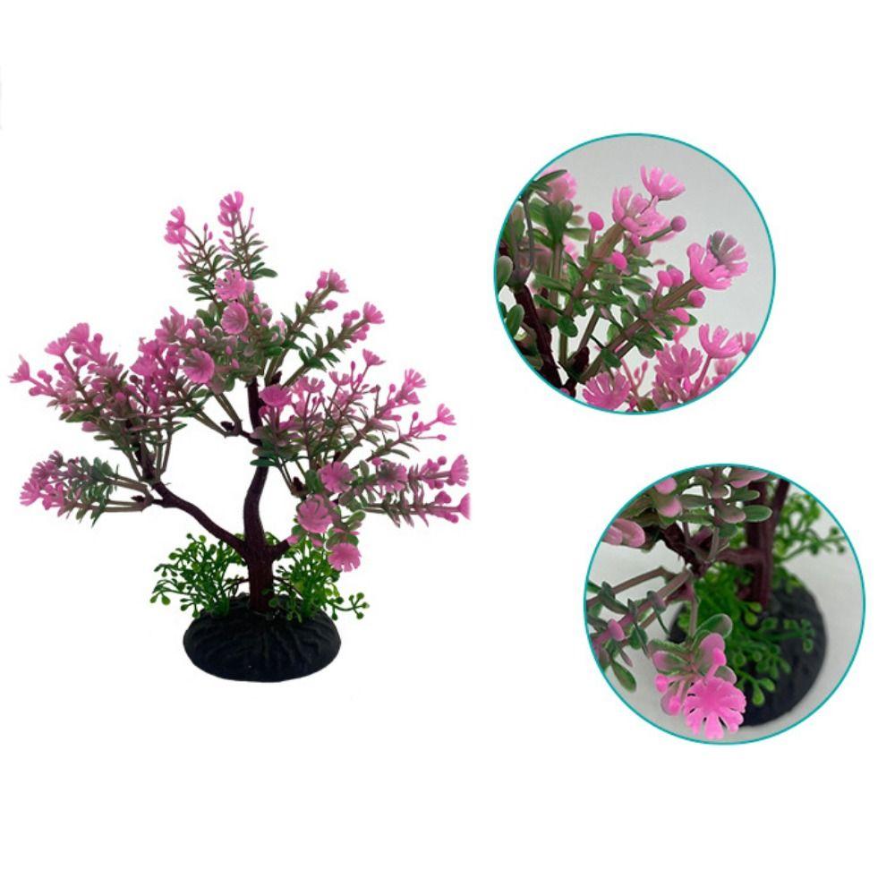 Decorative Simulation Small Tree Non-fading Water Grass Ornaments Underwater Plant  Aquarium