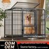 Indoor Dog Cage with Toilet for Large and Small Breeds - Suitable for Labrador and Golden Retriever, Includes Dog Bed
