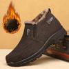 Zapatos Casuales de Felpa de Moda para Hombre Botas de Nieve Clásicas Cómodas Mocasines Cálidos Antideslizantes Zapatos Retro para Hombre Talla Grande 48 2024