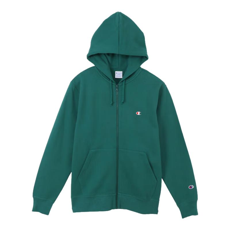 

Чоловічий світшот Champion з вишитим логотипом C, на блискавці, з капюшоном XL