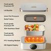 Rechargeable Hot Meal Container Intelligent Temperature Regulation Fast Heating Meal Container For Various Occasion