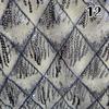 African Lace Fabric 2025 Sequins Embroidered Lace Fabric Diamond Fringe Wedding Dress Clothing Sewing Gauze Fabric 1Yard*1.5M