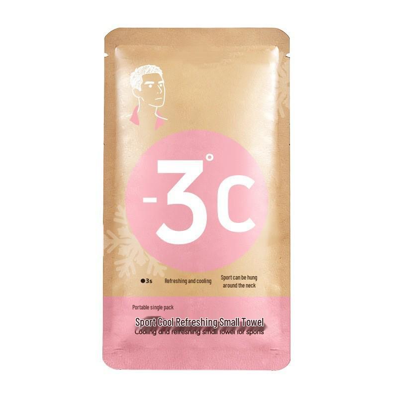 Portable Instant Cooling Towel - Sweat Absorbent, Quick-Drying, Individually Packed for Outdoor Fitness.