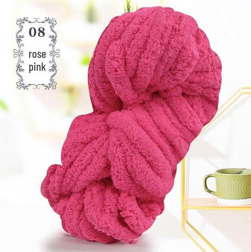 Pătură Croșetată din Fire de Gheață Pufoase Extra Groase - DIY Caldă Calitate Handmade