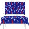 Chile Flag Party Tablecloth With Waterproof Material For Celebrations And Events