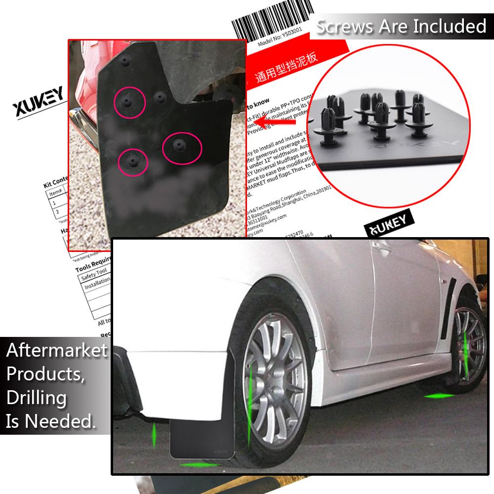 Mudflaps Mud Flaps Splash Guards Mudguards For Mitsubishi Strada Triton Evolution Evo x ix mr se L200 Barbarian SVP Lancer Sport
