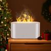 Simulated Seven-color Gradient Creative Home Ultrasonic Aromatherapy Machine Minimalist Flame Humidifier Type-C