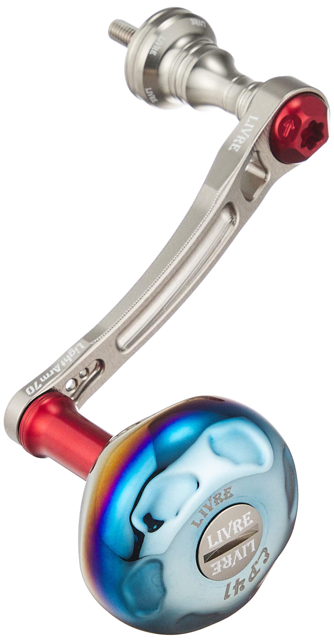 

LIVRE Легкая рукоятка 70 EP41 Кноб для Shimano S2 Пластина Красный (Титан + Г)