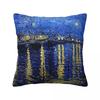 Van Gogh Quadratisches Kissenbezug Kissenhülle Polyester Kissen Dekoration Komfort Wurfkissen für Zuhause Schlafzimmer