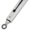 Stainless Steel Locking Tongs with Nylon Tips Non-Stick Heat Safe 11 Inch Cooking Utensil Scalloped Grip Storage Solution