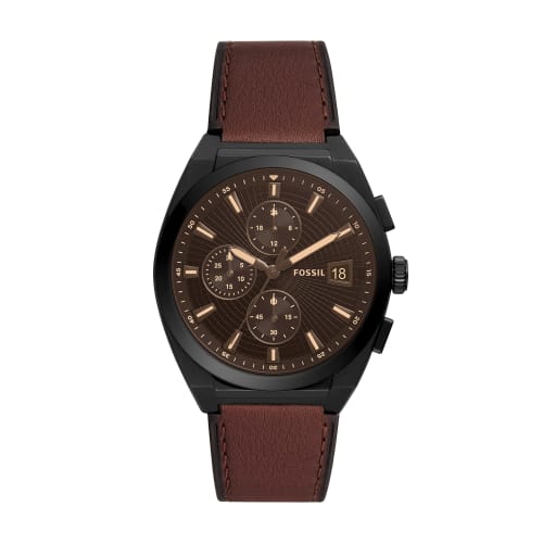 

Fossil Everett Chronograph FS5798 Men s Watch, Brown, Officially Imported