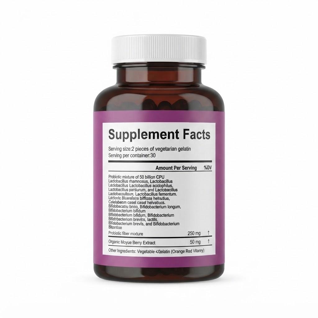 Women's Probiotic 50 Billion CFU – 16 Strains with Organic Cranberry (60 Caps)