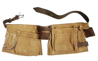 Awtools Leren Dakwerkersriem 11 Zakken / Leren Riem