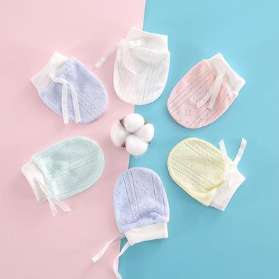 Breathable Baby Anti-Scratch Teething Gloves - Newborn Infant Mittens for All Seasons