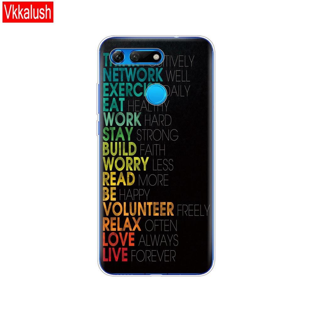 Silikonhülle für Huawei Honor View 20 V20 Hülle TPU Funda Weiche Silikonhülle für Honor V20 Capa Niedliches Tiermuster