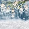 2026 Reindeer Christmas Decoration Snowman Snowflake Tree Ornament Icicle Pendant Christmas Tree