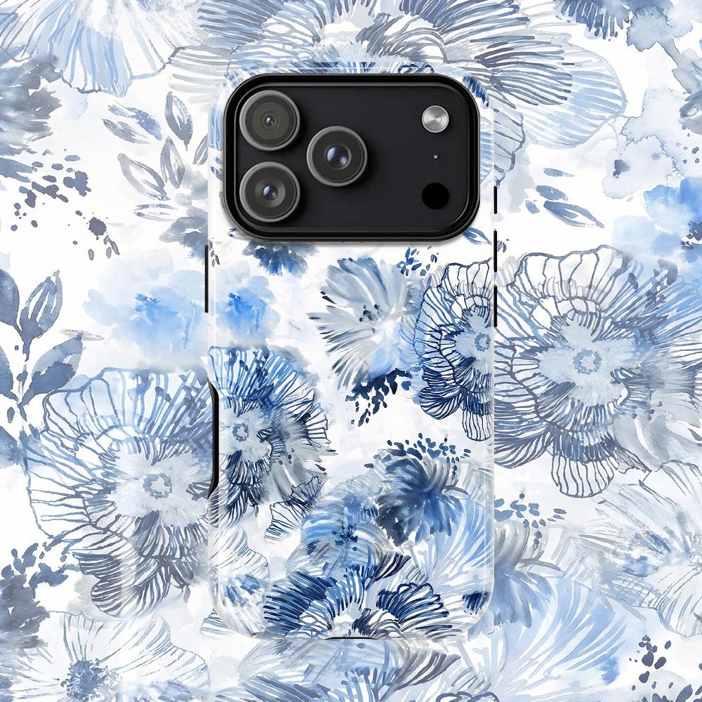 

Floral Print Phone Case For Samsung Galaxy A56 A36 A26 S26 S25 S24 S23 S20FE Ultra Plus Edge 5G Luxury Double-layer Back Cover Samsung A16