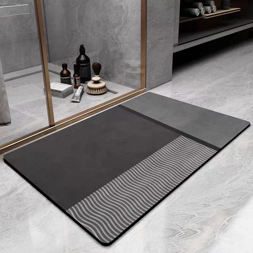 Soft Diatom Mud Toilet Floor Mat Quick Drying Absorbent Bathroom Non-slip Mat Toilet Toilet Floor Mat
