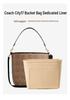 Coach City 17 Bucket Bag Liner: Prevents Item Falls, Supports and Protects with Shoulder Bag Fit.