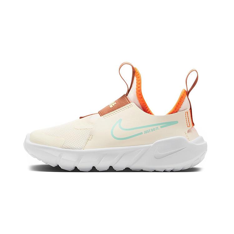 

Nike Flex Runner 2 Slip Resistant Abrasion Resistant Low top Kids Running Shoes Light Ivory White FQ6866-181 29.5
