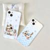 Cartoon Siamese Cat Couple TPU Silicone Case for IPhone 11 12 13 14 15 16 17 Pro Max Shockproof Clear Back Cover