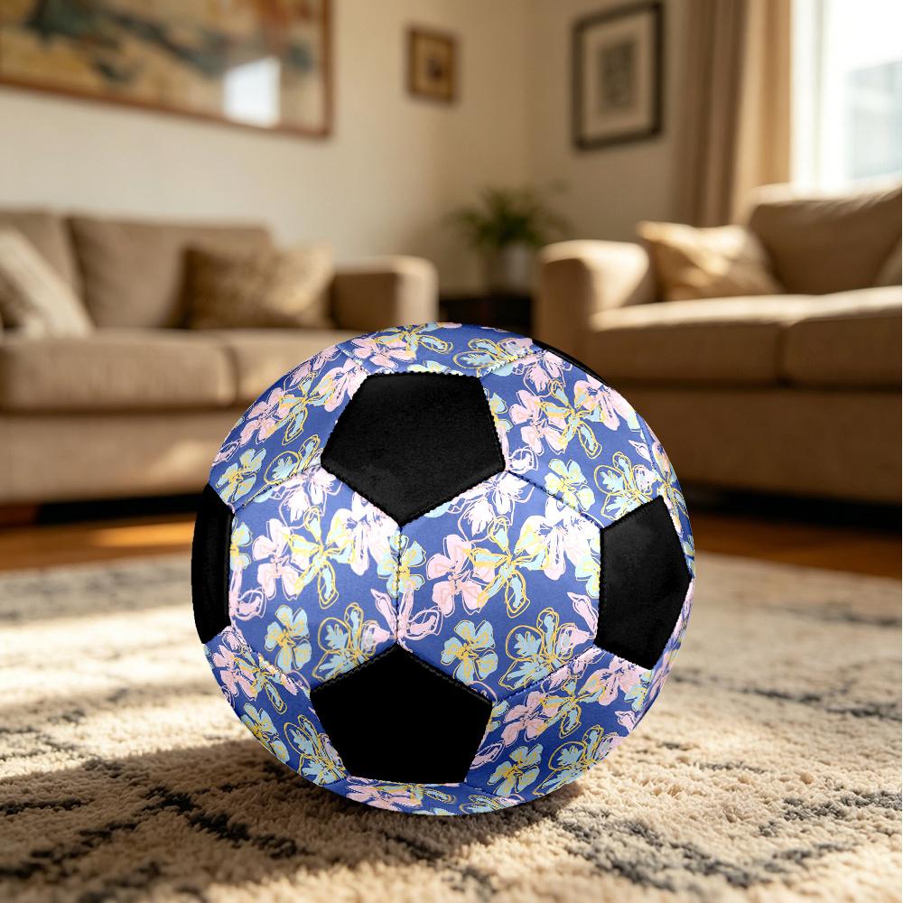 1pc Floral Outdoor Sports Football, Size 5, Comfortable And Durable Feel,Gift yy16