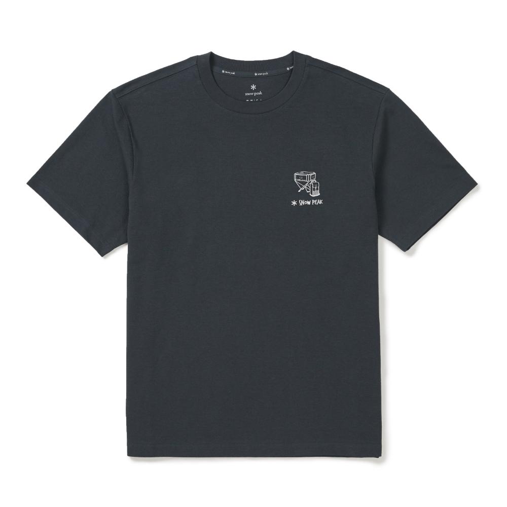 [Snowpeak] Sorona Gear Short-Sleeve T-shirt Vintage Blue (S26MUFTS06)