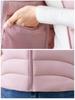 2025 Women's Down Cotton Vest: New Autumn/Winter Warm Outerwear for Middle-Aged Moms