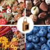 Practical Kraft Paper  Gift Box with Window Display and Carrying Hook Stylish Candy Cookie Packaging Bags