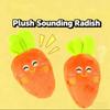 Pet cat and dog plush squeaky toy cute carrot toy chicken leg toy plush teething chew-resistant boredom relief self-play toy