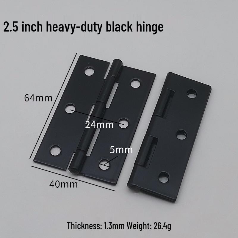 Flat Crown Hinges in Gold, Silver, Antique Bronze - Available in 1.5, 2, 3, & 4-inch Sizes