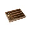 Organiseur pour couverts en acacia - Home ESPRIT - Multicolore - 25,5x34,5x5 cm - Naturel