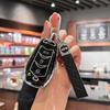 Blue E5 Key Case for Dongfeng Xiaokang/Fengguang 580 - Remote Control Cover with Key Ring