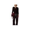 Slim Fit Soft Round Neck Cardigan Sweater Women Sweater Black 40WL370-002