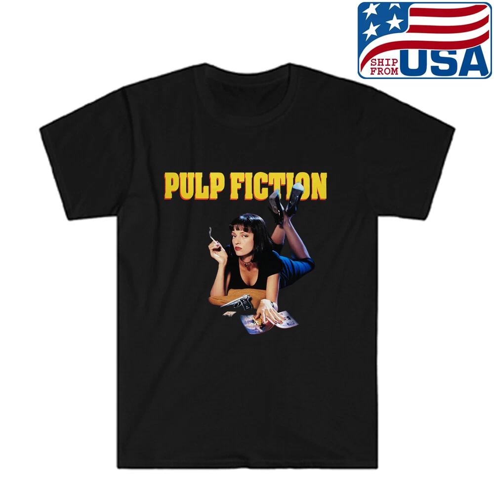 Pulp Fiction Movie Men s Black Size S to 5XL L