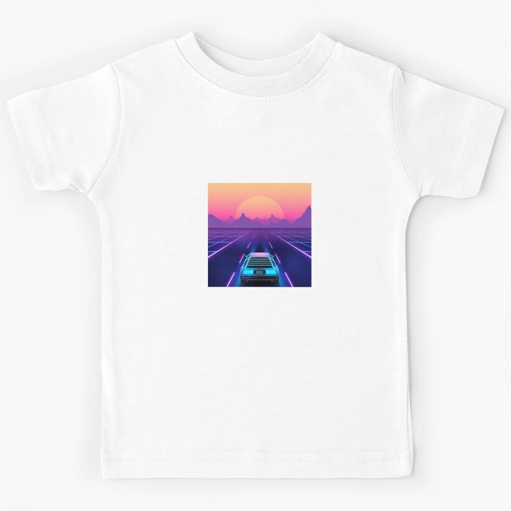 the car of sunset Kids T-Shirt 110