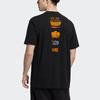 Adidas Neo Front Pocket And Fun Graphic Back Crew Neck Short Sleeve T-Shirt Men Tops Black H55278