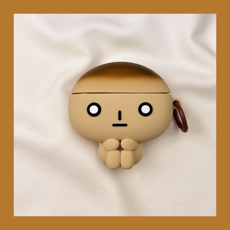 

Airpod3 Подходит для чехла для наушников Apple Pro Второе поколение Беспроводные Bluetooth Третье поколение Aipods2 поколение Airpodpro Четвертое поколение 5 AirPods Pro [Roasted bread villain] send Hook